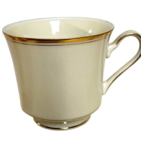 Mikasa Trousdale Gold Trim Tea Coffee Cup Ivory China L2801 Japan Replacement - Picture 2 of 7
